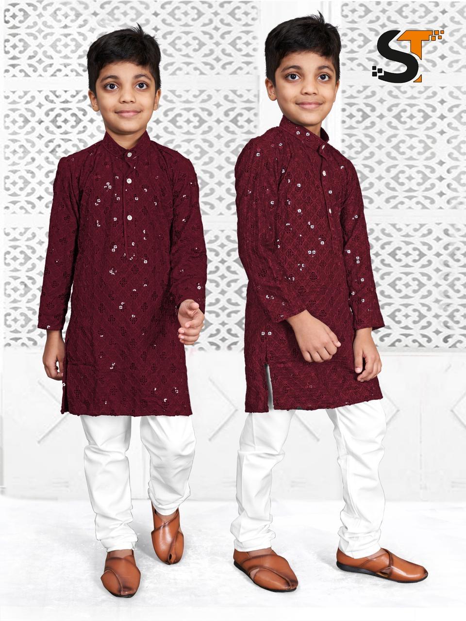 Wedding Kids Reyon Kurta