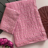 Pink Bollywood Sequence Saree