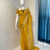 Beautiful Soft Linen Cotton Saree