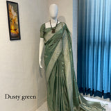 Soft Banarasi Tussar Silk Saree