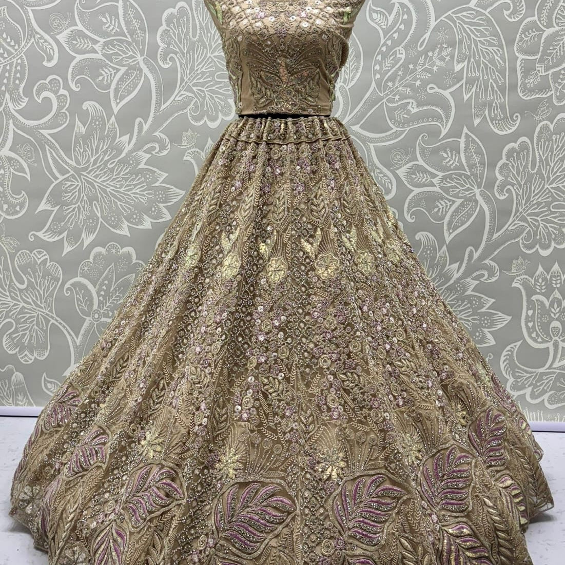 Magnificent Embroidered Bridal Lehengha