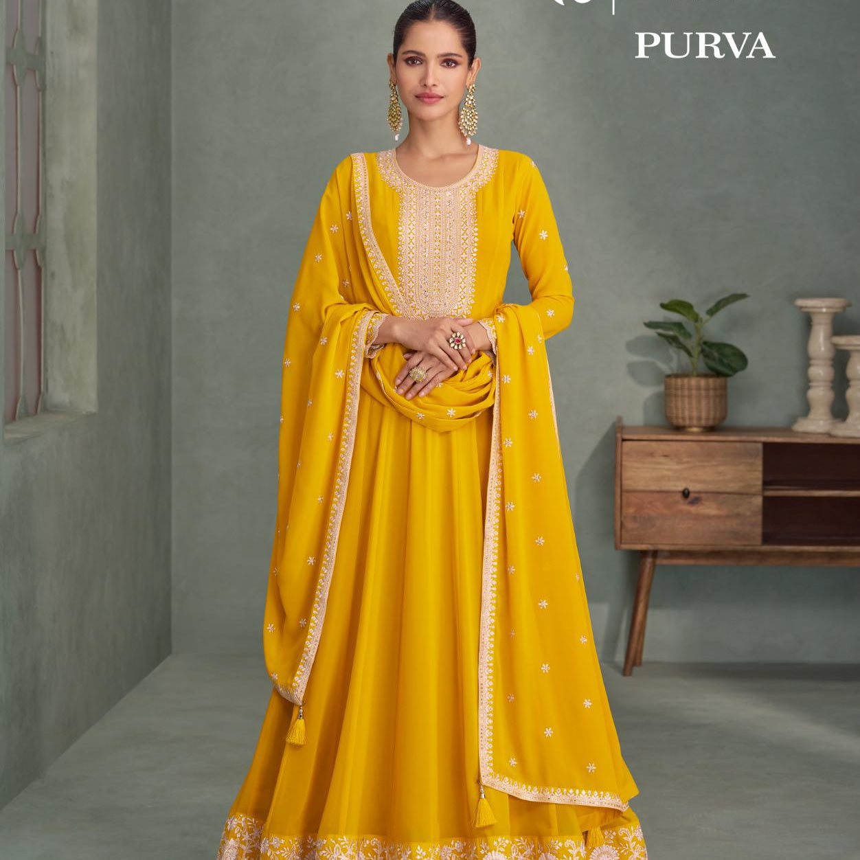 Aashirwad Purva Anarkali Suit