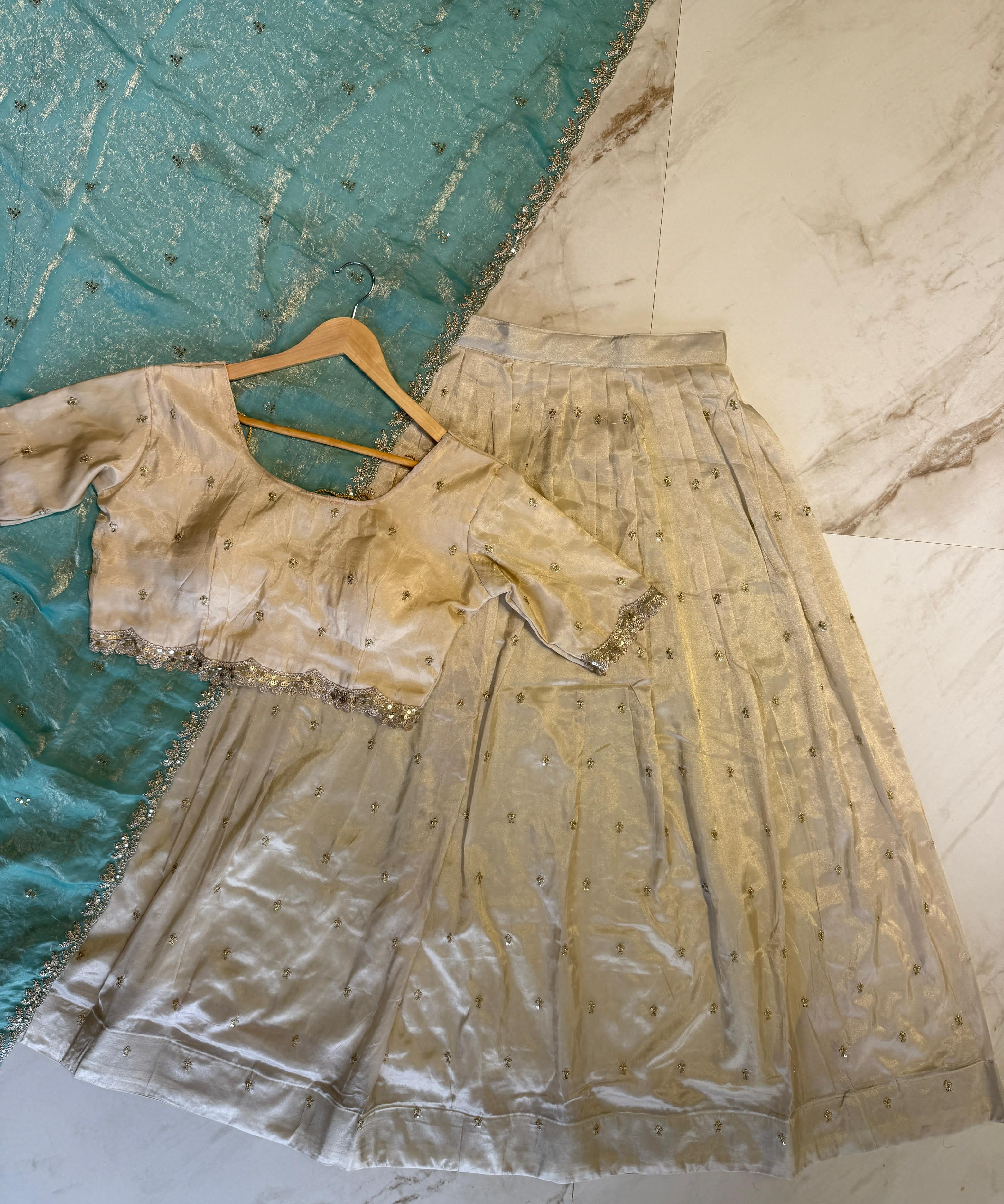 Traditional Tissue Silk Lehenga Choli