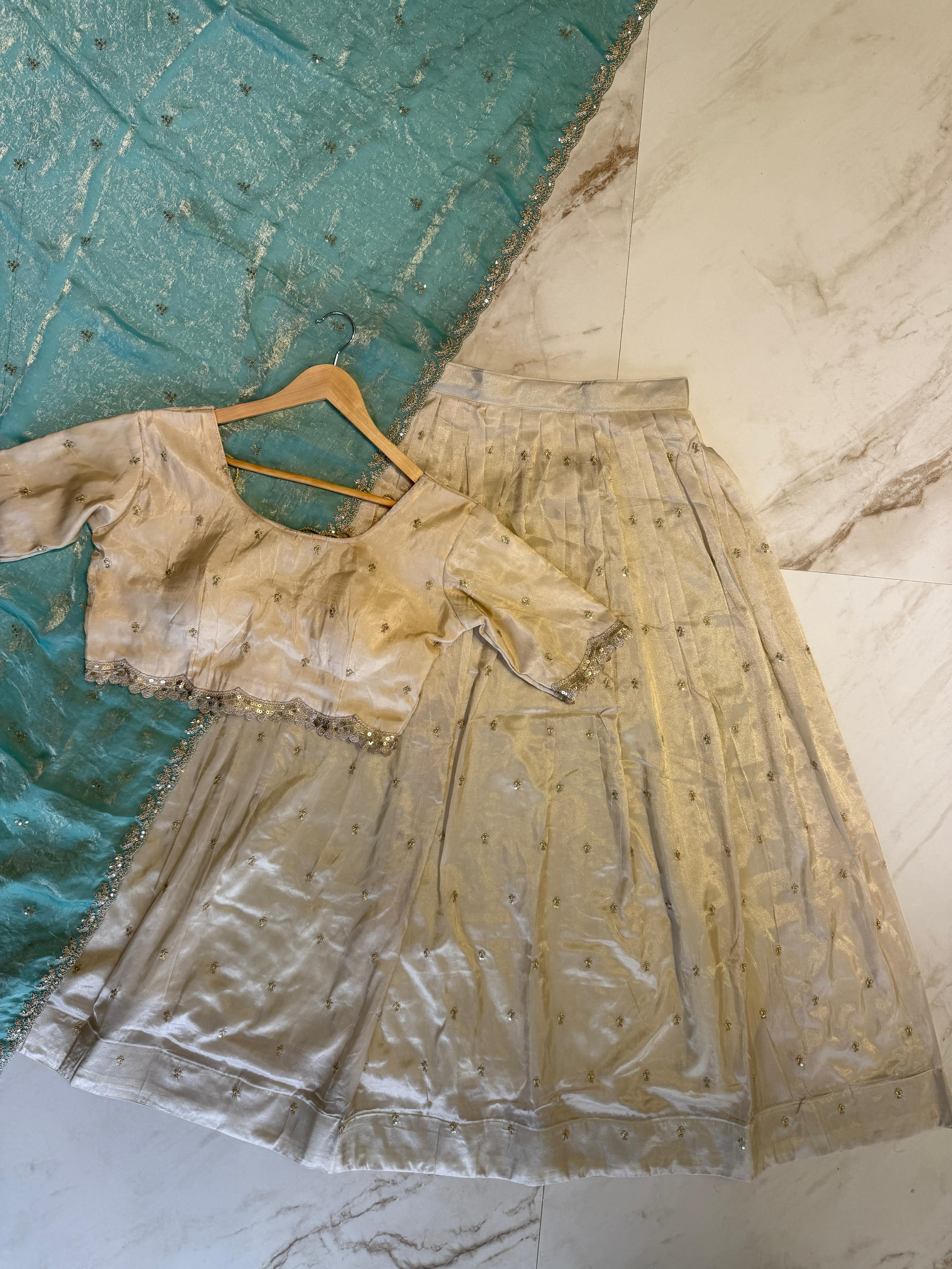 Traditional Tissue Silk Lehenga Choli