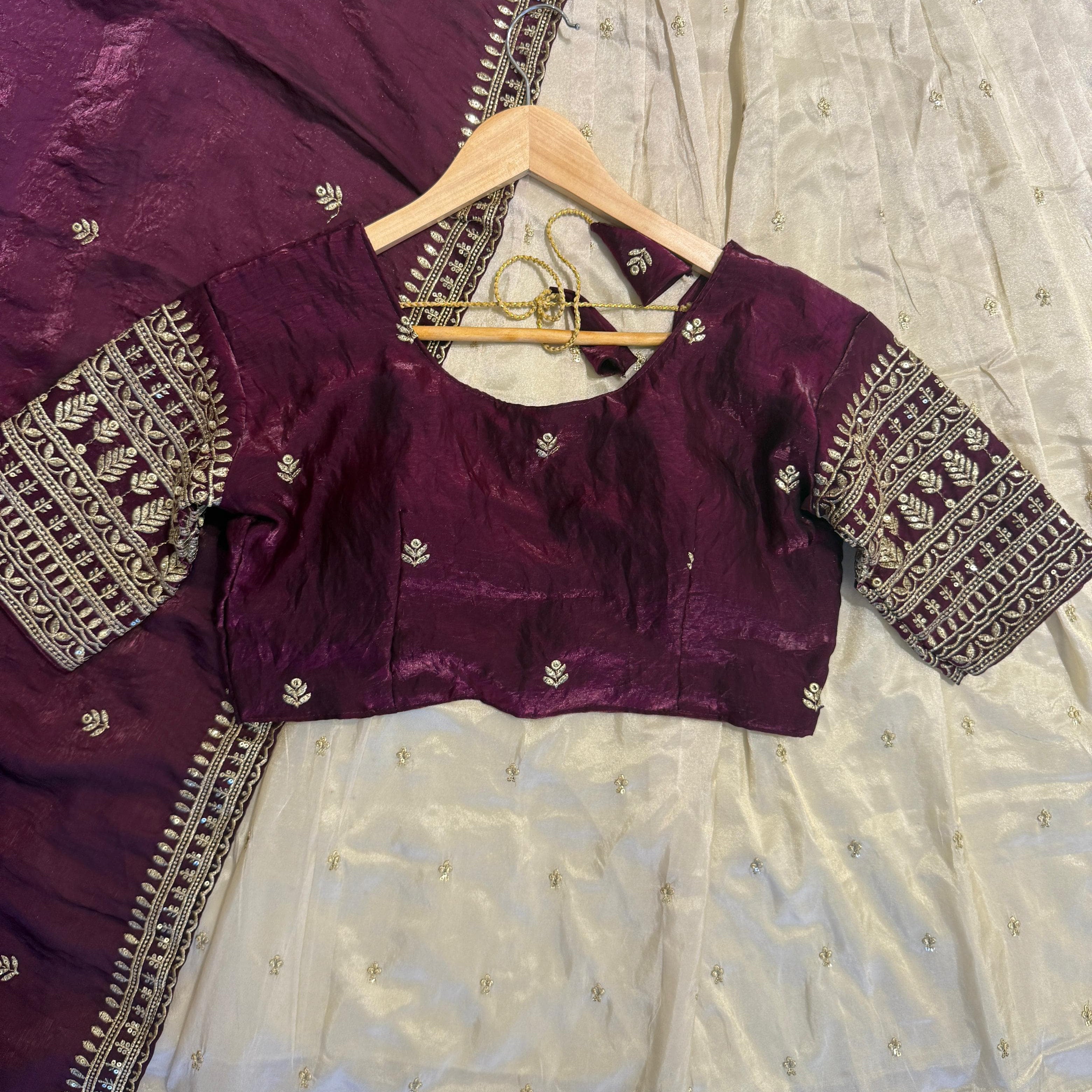 Traditional Tissue Silk Lehenga Choli