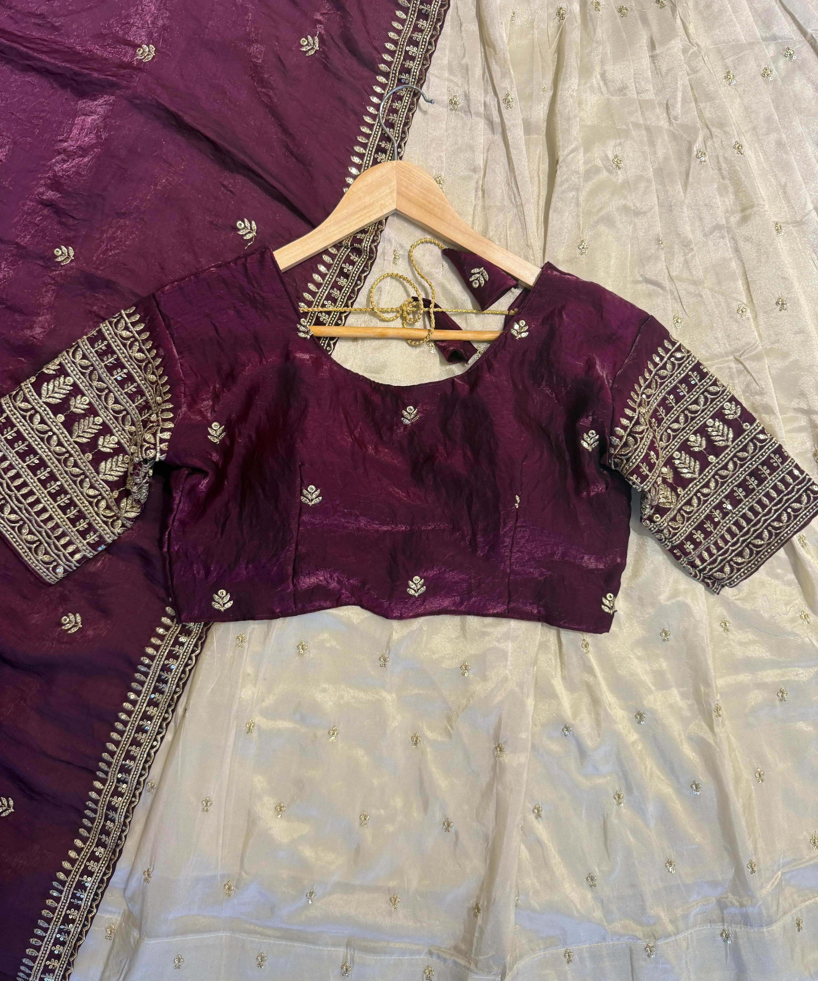 Traditional Tissue Silk Lehenga Choli