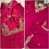 Stunning Pink Silk Suit Collection
