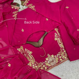Stunning Pink Silk Suit Collection