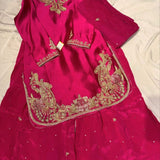 Stunning Pink Silk Suit Collection