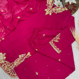 Stunning Pink Silk Suit Collection