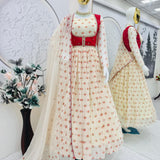 Designer Party Wear Look gown with koti