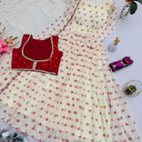 Designer Party Wear Look gown with koti