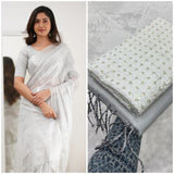 Delicated Blooms Tissue Silk Saree