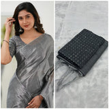 Delicated Blooms Tissue Silk Saree