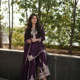 Wine Desirable Gerogette Suit