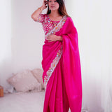 Pink Stylish Jimmy Choo Saree