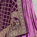 Elegant Look Georgette Satin Fabric Crafted Lehenga
