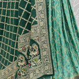 Elegant Look Georgette Satin Fabric Crafted Lehenga