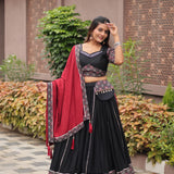 Festive Gamthi Style Lehenga Choli