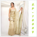 Creamy Stylish Georgette Suit