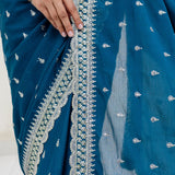 Elevate Adorned Chinon Saree