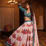 Dandiya Special Crepe Lehenga