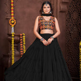 Traditional Festive Crepe Lehenga