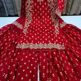 Creamy Stylish Georgette Suit