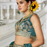Premium Bridal Chiffon Sequinse Lehenga