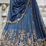 Premium Bridal Chiffon Sequinse Lehenga