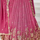 Premium Bridal Chiffon Sequinse Lehenga