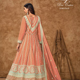 Designer Wedding Cotton Anarkali Suit