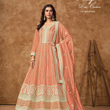 Designer Wedding Cotton Anarkali Suit