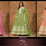 Designer Wedding Cotton Anarkali Suit