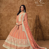 Designer Wedding Cotton Anarkali Suit