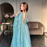 Festive Embroidered Anarkali Gown