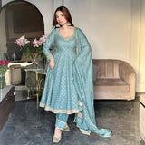 Festive Embroidered Anarkali Gown
