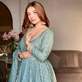 Festive Embroidered Anarkali Gown