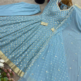 Festive Embroidered Anarkali Gown