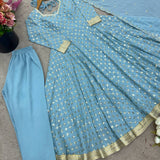 Festive Embroidered Anarkali Gown