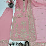 NEW DESIGNER PARTY WEAR HEAVY PLAZZO