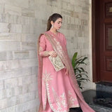 NEW DESIGNER PARTY WEAR HEAVY PLAZZO