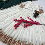 New Launching Coming Beautiful Pure Chinon silk LEHENGA