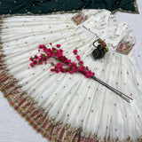 New Launching Coming Beautiful Pure Chinon silk LEHENGA