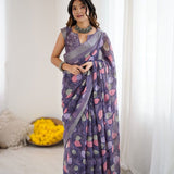 Sattvika Tissue Linen Saree