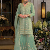 Designer Simmer Silk Anarkali Suit