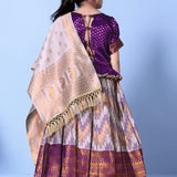 Traditional Zig Zag Kids Lehenga