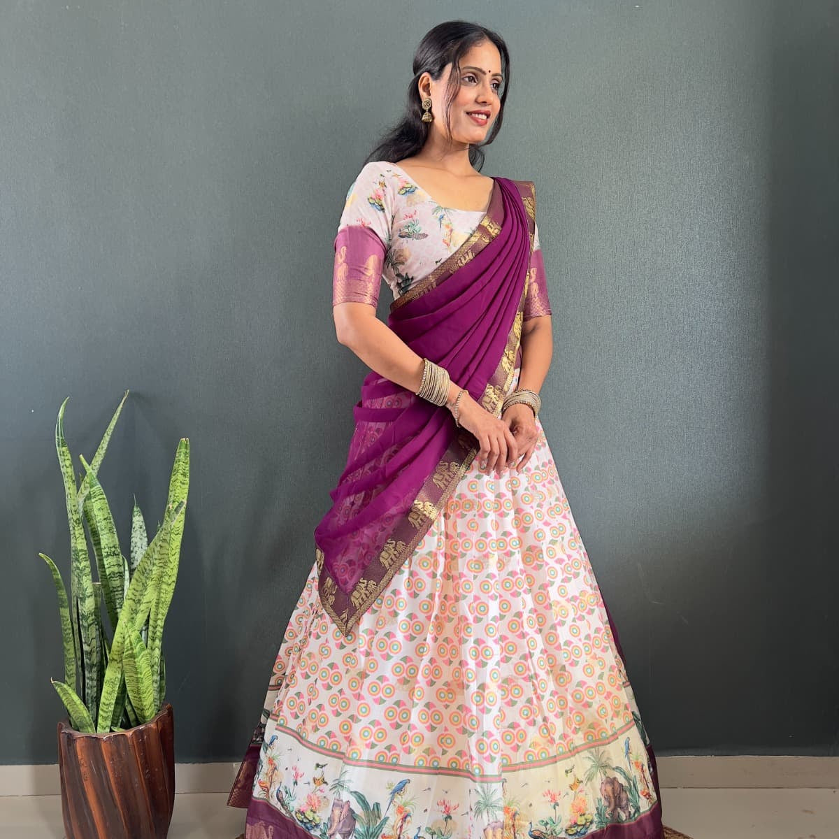 Festive Soft Dola Silk Lehenga