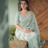 Designer Soft Fandy Silk Saree