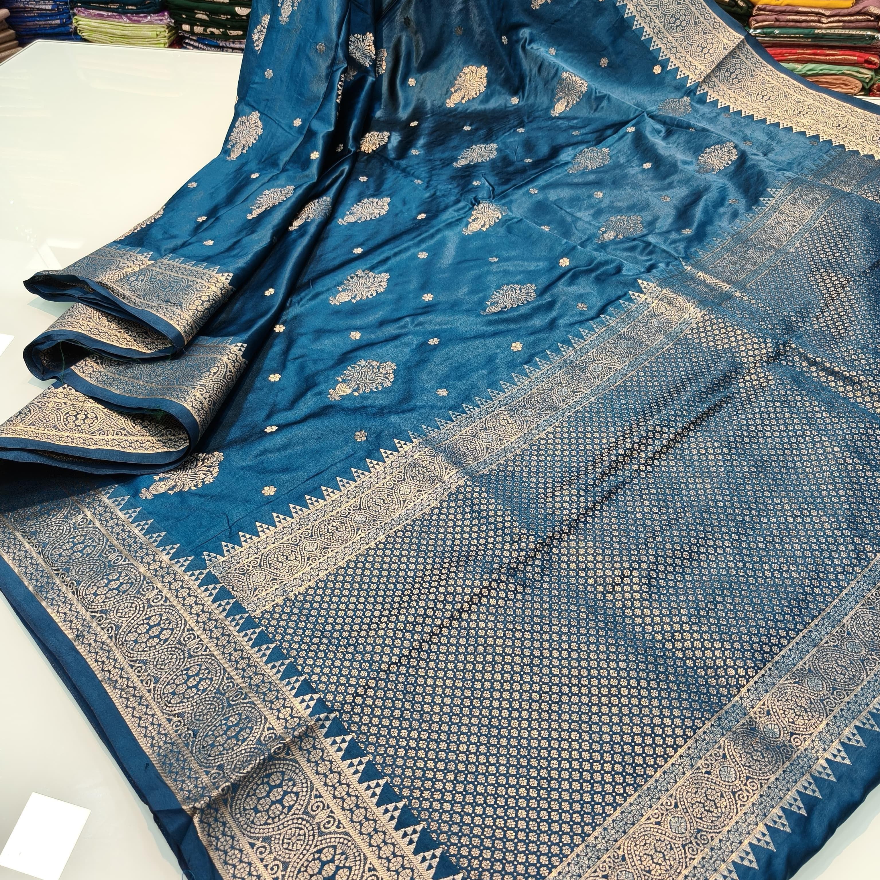 Pure Banarasi Gold Silk Saree